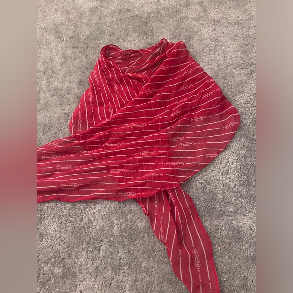 Coach scarf